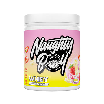 Naughty Boy® Whey Protein Limited Edition Strawberry Banana