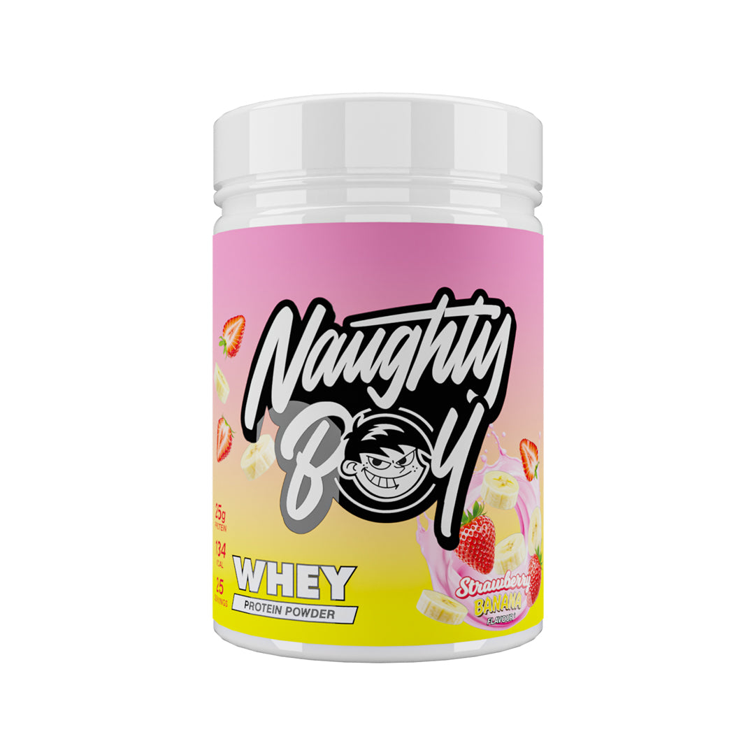 Naughty Boy® Whey Protein Limited Edition Strawberry Banana